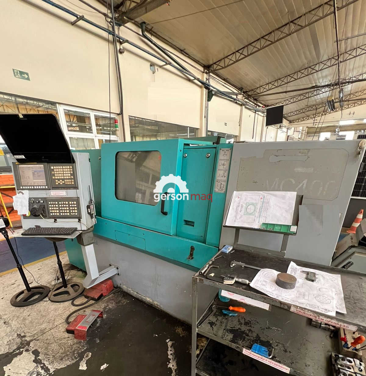 TORNO CNC INDEX MC400 ANO 2007 - FERRAMENTA ACIONADA